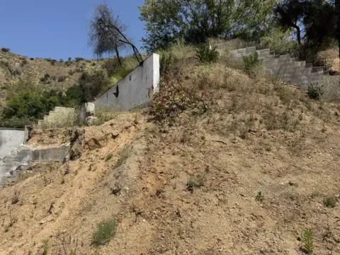 Canon Boulevard - Steep hillside with existing terraced retaining walls