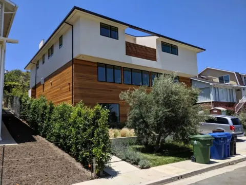 Marquez Terrace - Completed 3-story home on Marquez Terrace Pacific Palisades