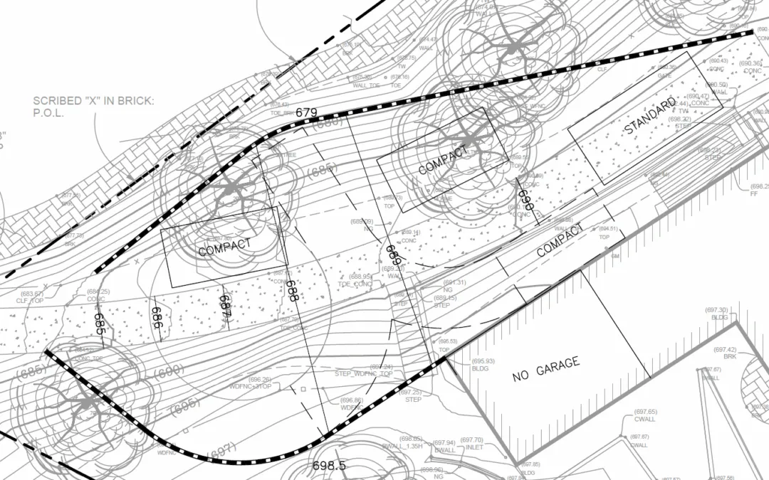 Silver Lake hillside driveway option 1