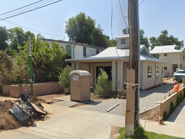 Orange Grove Place - Modern dual-unit construction on steep South Pasadena hillside