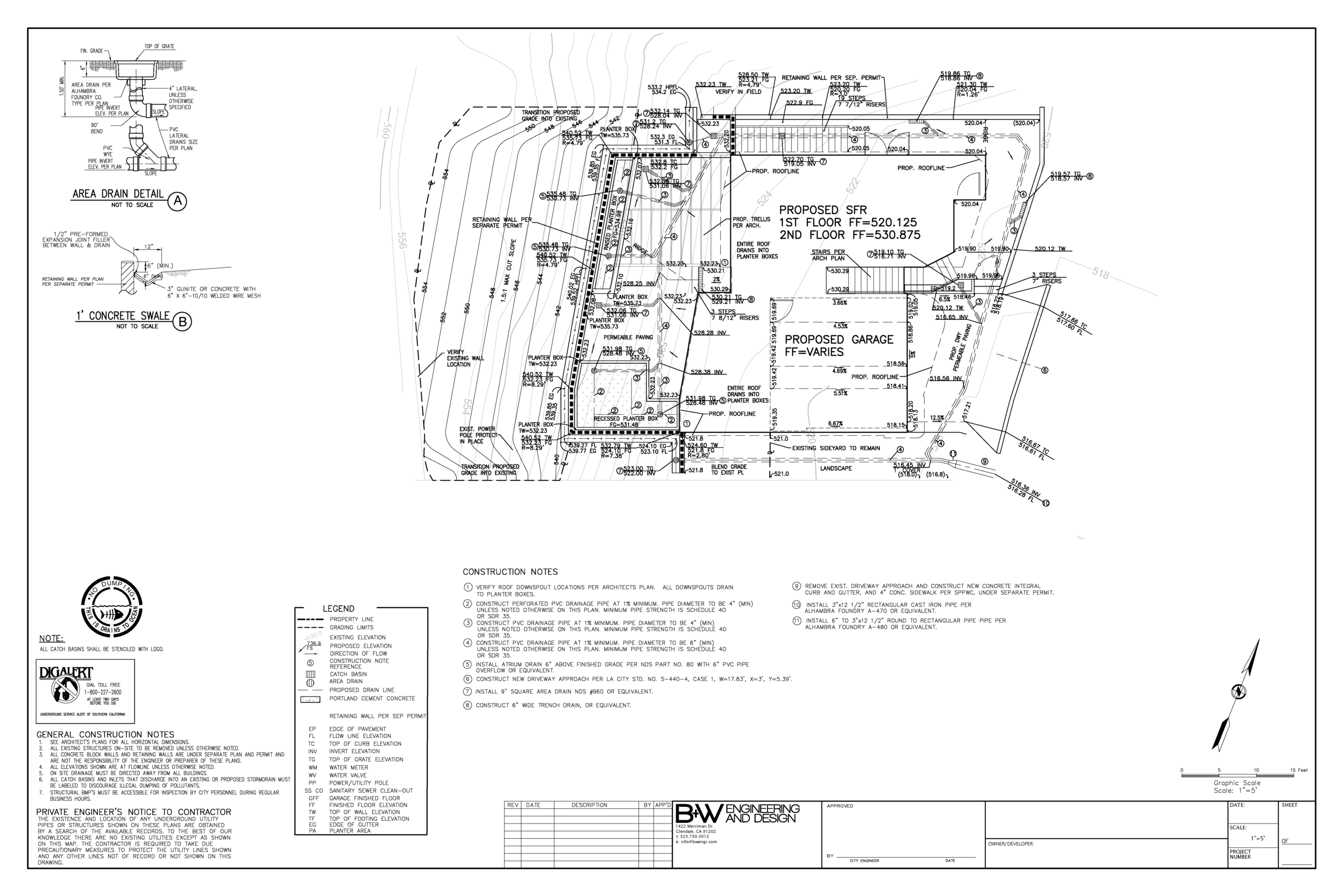 Mt Washington Grading Plan
